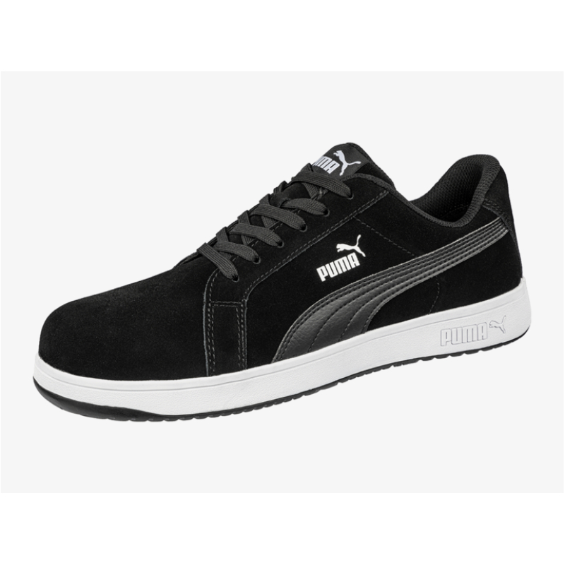 Puma iconic black low  maat 37 t/m 47 (64.001.0)